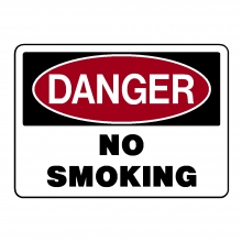 Danger No Smoking